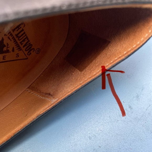 John Fluevog Big Presence Davis Leopard Black Textured Loafer Heel - US Size 7 - Picture 9 of 11